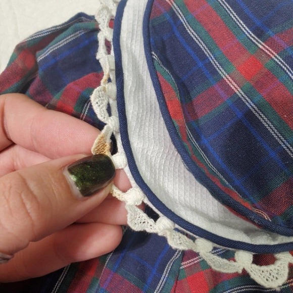 Vintage Plaid Dress 4t - Picture 4 of 11